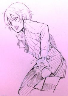 Sketch By Yana Toboso |Alois Black Butler Alois Trancy Manga, Ciel And Alois, Black Butler Alois, Yana Toboso, Alois Trancy, Black Butler Characters, Caracter Design, Black Butler 3, Black Butler Ciel