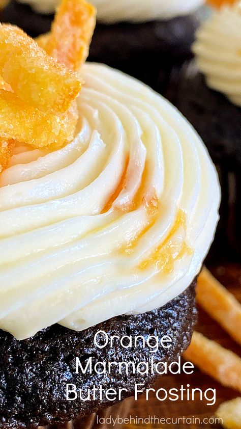 Orange Marmalade Butter Frosting Easy Frosting Recipes, Make Frosting, Christmas Morning Recipes, Favorite Christmas Recipes, Easy Frosting, Frosting Recipes Easy, Orange Frosting, Whipped Frosting, Christmas Recipes Appetizers