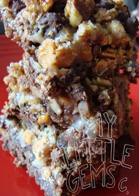 Ghirardelli Brownie Mix, Seven Layer Bars, Magic Cookie Bar Recipe, Brownie Mix Recipes, Cookie Bars Easy, Magic Cookie Bars, Layer Bars, Sweet Bar, Cookie Bar Recipes