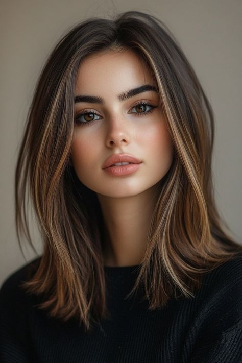 Upgrade your style with 2024 winter hair colors for brunettes! Explore warm balayage, icy tones, and bold contrasts perfect for the season.#WinterHairColors #BrunetteVibes #WinterHairTrends #HairGoals2024 #SeasonalShades #BrunetteBeauty #WarmTones #CoolWeatherColors #WinterGlowUp #BrunetteInspo #2024HairTrends #WinterHues #HairTransformation #ChicBrunettes #BrunetteShades 2025 Brunette Hair Trends, Winter Brunette Hair Color Highlights, Toned Brunette Hair, Low Maintenance Brown Hair Color, 2025 Hair Color, Hair Color 2025 Trends Women, Subtle Dimensional Brunette, Low Maintenance Brunette Hair Color, Old Money Brunette Hair 2024