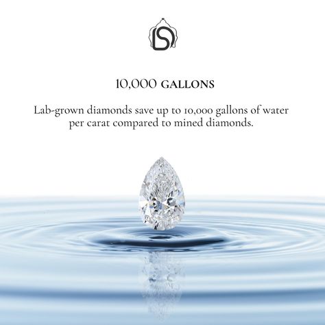 Diamonds that dazzle and conserve: Save 10,000 gallons of water per carat with Lab-grown brilliance. #SammaDiamonds #KarmaFreeDiamonds #labgrowndiamondjewelry #diamondjewelry #diamonds #consciousluxury #labgrowndiamonds #diamondbrilliance Diamond Creative Ads, Grown Brilliance, Diamond Instagram, Diamond Graphic, Diamond Ice, Graphic Design Ads, Gallon Of Water, Jewelry Ads, Creative Ads