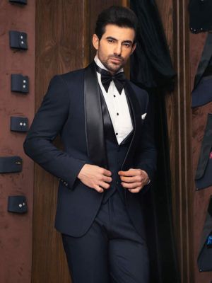 Online Fashion weeks, Designers, Fashion Models, Runway shows, Events, Trends Tuxedo Designs, Blue Quinceanera, Blue Tuxedo, Custom Tuxedo, Daytime Wedding, Blue Tuxedos, Tropical Fabric, Bespoke Suit, Suit Design