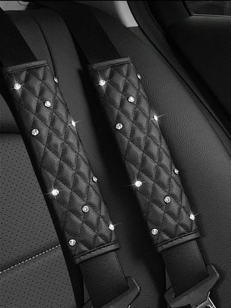 Seat Belt Pads, Girly Car Accessories, Car Deco, Cool Car Accessories, Girly Car, Car Interior Design, Leather Car Seats, Cute Car Accessories, Seat Belt Cover