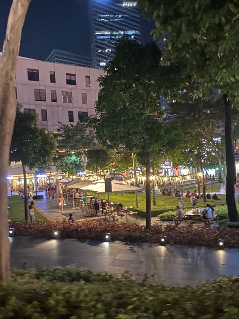 Bonifacio high street, bonifacio global city, bgc, night walks, lamps, lights, stroll, trees, moonlight Xylo In Bgc, Bgc Taguig Night, Bgc Night, Cornelia Street, Bonifacio Global City, Fake Friend, Fake Friend Quotes, Night Walks, Korean Photo