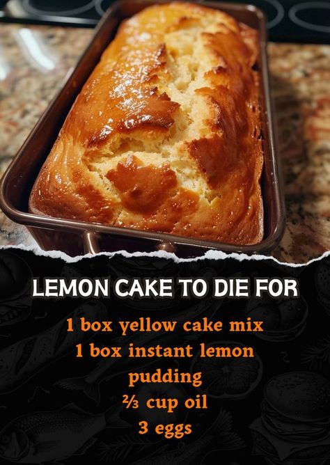 Grandmas Lemon Pound Cake, How To Fill Your Own Cup, Easy Boxed Cake Mix Recipes, Sugar Free Cake Mix Recipes, Honey Dessert Recipes, Lemon Cake Mix Recipes, Box Cake Mix Recipes, Happy Grandma, Box Lemon Cake