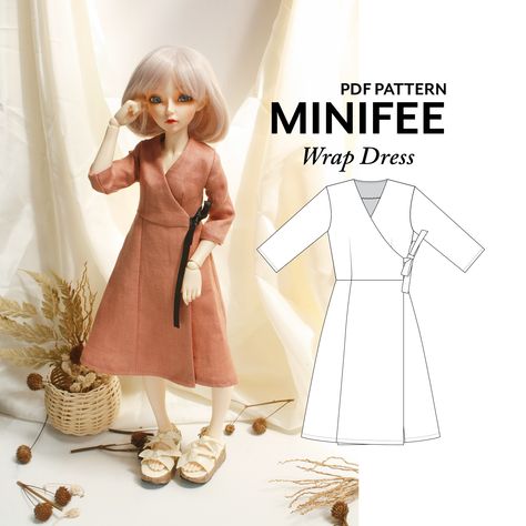 Minifee clothes pattern, minifee pattern doll clothes, bjd pattern 1/4, bjd clothes pattern msd, minifee dress pattern Bjd Clothes Diy, 1/12 Scale Doll Clothes Patterns, Bjd Clothes Pattern 1/4, Minifee Pattern, Bjd Clothes Pattern, Bjd Pattern, Tshirt Dress Pattern, Fabric Dolls Tutorial, Pattern Doll Clothes