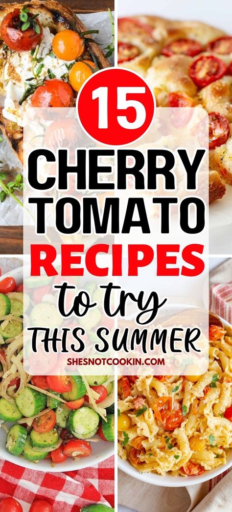 Charred Cherry Tomatoes With Bell Peppers And Mozzarella, Recipes To Use Cherry Tomatoes, Recipes To Use Up Cherry Tomatoes, Recipes Using Frozen Cherry Tomatoes, How To Use Up Cherry Tomatoes, Recipe For Cherry Tomatoes, Recipes With Cherry Tomatoes Meals, Ideas For Cherry Tomatoes, What To Do With Cherry Tomatoes Recipe