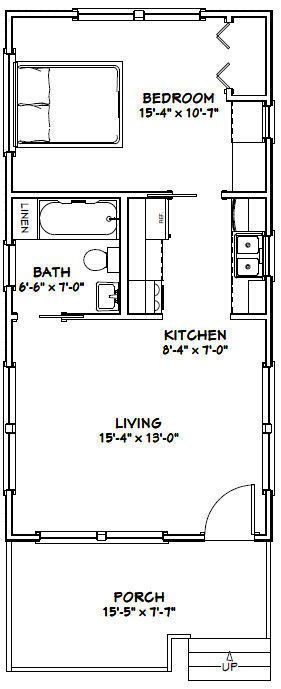 16x32 Floor Plans, 16x32 Tiny House, Shed House Plans, Free Shed Plans, Mexico House, Tiny House Loft, House Loft, Apartment Floor Plan, Apartment Floor Plans