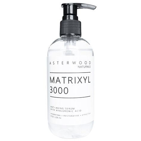 Matrixyl 3000 30% 8 oz Serum with Organic Hyaluronic Acid 20% - Official Sederma Matrixyl 3000 - Anti Aging, Anti Wrinkle - Collagen Boost - ASTERWOOD NATURALS - Pump Bottle >>> You can find out more details at the link of the image. Organic Face Cream, Travelling Ideas, Matrixyl 3000, Organic Serum, Travel Skincare, Anti Aging Face Serum, Hyaluronic Serum, Pump Bottle, Oily Skin Care