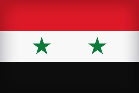 Syria Large Flag Flag Of Syria, Syria Country, Syrian Flag, Asian Flags, Iraq Map, Syria Flag, Owl Clip Art, Happy Birthday Png, Countries And Flags