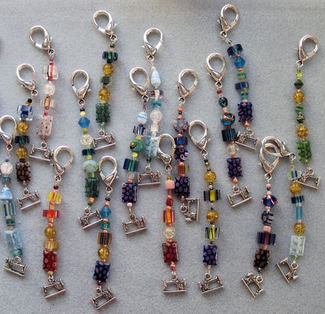 Beaded Scissor Fobs Diy, Scissor Fobs Diy, Beaded Scissor Fob, Key Fobs Diy, Off The Deep End, Scissor Fobs, Retreat Gifts, Beaded Charms, Scissor Fob