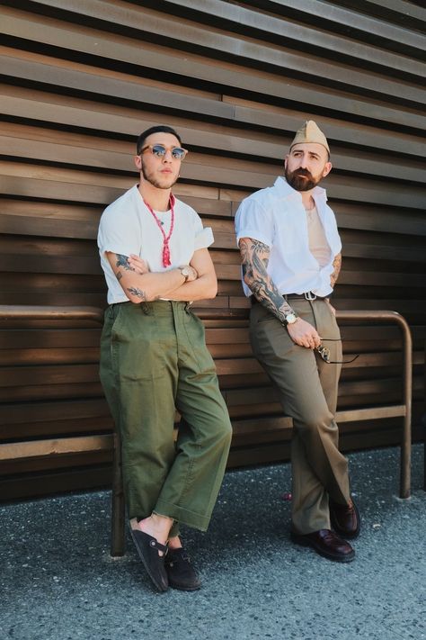 Americana Fashion Men, Americana Outfits, Vintage Men Style, Pitti Uomo Street Style, Mens Street Style Summer, Japanese Mens Fashion, Wales Bonner, Street Fashion Men Streetwear, Best Mens Fashion