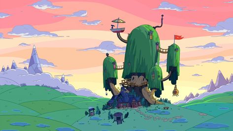 Adventure Time Tree House, Adventure Time Tree, Wallpaper Adventure, Adventure Time Background, Adveture Time, Adventure Time Girls, Adventure Time Wallpaper, Adventure Time Cartoon, 1080p Anime Wallpaper