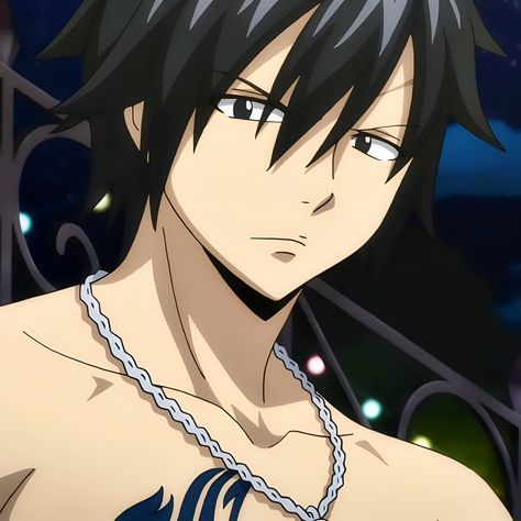 └➤ 𝗔𝗻𝗶𝗺𝗲 : Fairy Tail ❬ 𝘿𝙤𝙣'𝙩 𝙧𝙚𝙥𝙤𝙨𝙩 ❭ Gray Fullbuster Icon Fairy Tail Anime Characters, Grey Fullbuster, Natsu E Lucy, Zeref Dragneel, Juvia And Gray, Fairy Tail Gruvia, Fairy Tail Gray, Famous Fairies, Fairy Tail Pictures