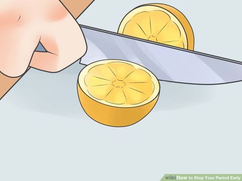 3 Ways to Stop Your Period Early - wikiHow Help With Cramps, Fleas Home Remedies, Tummy Exercise, Get Rid Of Nausea, Period Remedies, Home Remedies For Sore Throat, Home Remedies For Fleas, Medical Laboratory Science Student, Home Remedies For Glowing Skin