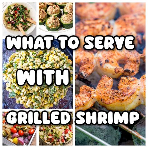 Perfectly grilled shrimp shine better with the right side dish for a complete flavorful meal. Here are the most delicious variety of recipes to pick from when you need to decide What to Serve with Grilled Shrimp. Kabob Side Dishes, Sides For Grilled Shrimp, Grilled Shrimp Sides, What To Serve With Kabobs, Phyllo Meat Pie, Egyptian Goulash, Easy Spanakopita, Grilled Shrimp Salad, Spanakopita Recipe