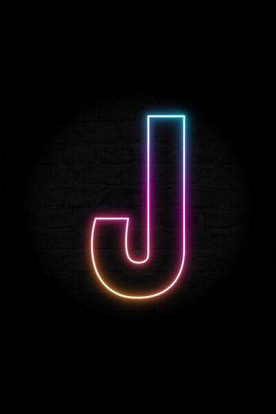 Cute Neon Wallpapers, J Design Letter, J Wallpaper Letter Iphone, J Letter Wallpaper, J Letter Design, Letter J Wallpaper, J Wallpaper Letter, J Font, J Wallpaper Letter Iphone Aesthetic