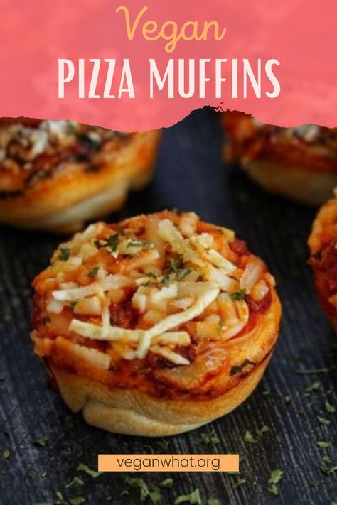 Vegan Savoury Muffins, Vegan Pizza Recipe, Pizza Muffins, Recipe For Kids, Vegan Snack, Healthy Vegan Desserts, Vegan Kids, Healthy Vegan Snacks, Vegan Side Dishes