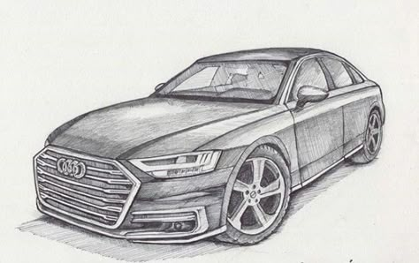 Motor Drawing, Batman Valentines, Mustang Drawing, Draw Objects, Spider Man Drawing, Draw With Pencil, Car Drawing Pencil, Audi Rs 3, Range Rover Car