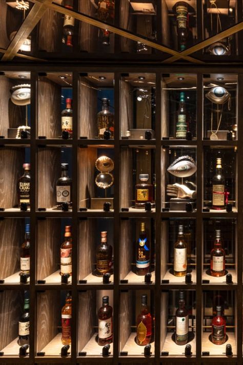 Hotel, Luxury, Travel, Five Star, Design Gentlemans Club Bar, Private Club Lounge, Whisky Display Ideas, The Londoner Hotel, Whiskey Display, Whisky Room, Perspective Room, Leicester Square London, Whiskey Room