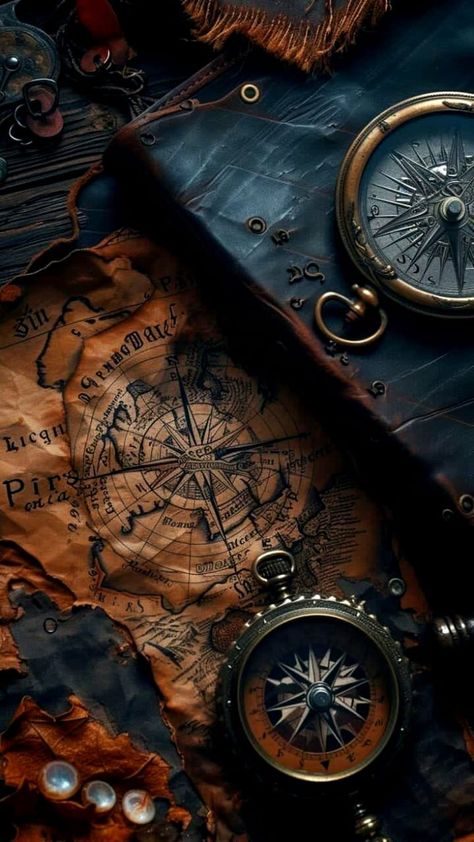 Compass Wallpaper Iphone, Vintage Map Aesthetic, Vintage Map Wallpaper, Roadmap Design, Compass Wallpaper, Sailor Aesthetic, World Map Photo, Maps Aesthetic, Captain America Wallpaper