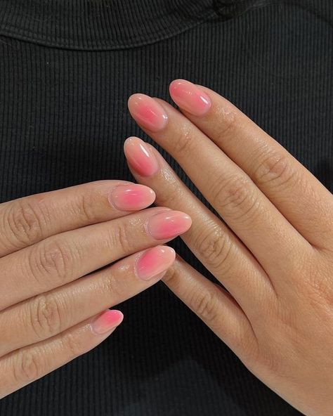 Sunrise Aura Nails Spring Trends Aura Nails Short, Bloom Nails, Acrylic Aesthetic, Bloom Fashion, Acrylic French, Aura Nails, Airbrush Nails, Aesthetic Nails, Summery Nails