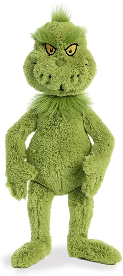 Aurora 15901 Soft Toy, Green, 18": Amazon.co.uk: Welcome Grinch Stuffed Animal, Grinch Plush, Grinch Stuff, Dr Seuss Grinch, The Grinch Movie, Dr. Seuss, Mr Grinch, Elves Gift, Grinch Party