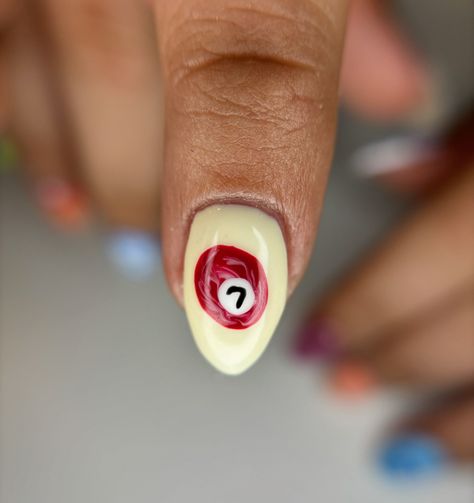 She let me draw out her nail designs all by myself💿🍊🐚🌺🎱🪩 @luminary_nail_systems #NailTech #Nailartist #Snowflake #Nailart #Luminary #Nail #Nails #naildesign #nailinspo #nailinspiration #cosmetology #naturalnails #summernails #colorfulnails All By Myself, By Myself, Cosmetology, Nail Artist, Nail Tech, Natural Nails, Nails Inspiration, Nail Inspo, Summer Nails