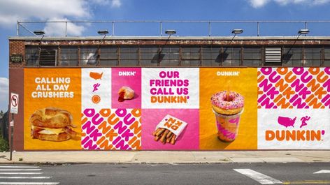 8 Best Company Rebranding Designs & Examples | Design Shack Dunkin' Donuts, Hoarding Design, Food Infographic, Halloween Buckets, Billboard Design, Design Fails, Logo Redesign, Inside Design, Arte Inspo