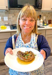 Pork Chops – Amy Roloff Amy Roloff Recipes, Amy Roloff, Celebrity Recipes, Pork Ham, Vodka Sauce, Mushroom Sauce, Cook Off, Little Kitchen, White Meat