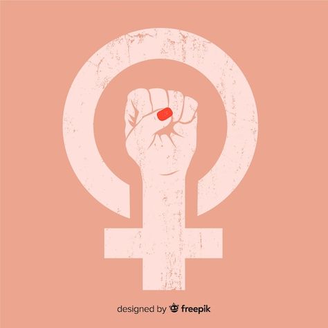 Mother's Day Background, Feminism Art, Female Symbol, Power Symbol, Feminist Art, 8th Of March, Vector Photo, Powerful Women, Graphic Resources