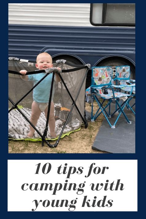 Camping With Young Kids, Camping Hacks With Toddlers, Camping With A One Year Old, Camping With Toddlers Hacks, Camping Must Haves For Kids, Baby Camping Essentials, Camping With A Toddler, Camping With Baby, Things To Take Camping