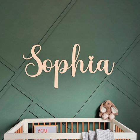 Letters For Wall Decor, Name Sign For Nursery, Name Wall Decor, Sign Letters, Custom Name Sign, Wood Name Sign, Wooden Name Signs, Custom Nursery, Baby Name Signs