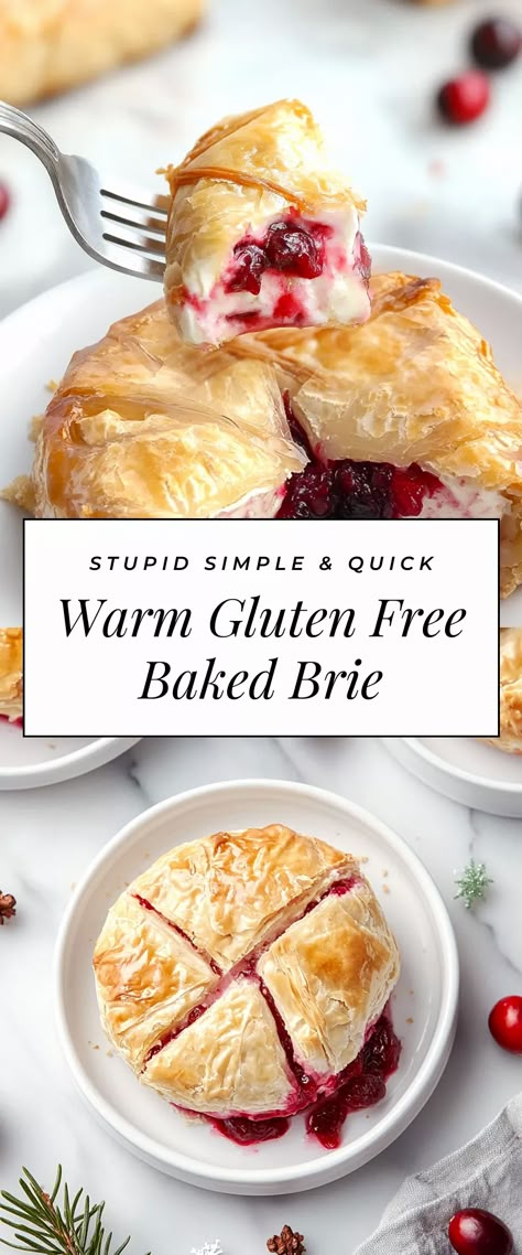 Image for Warm Gluten Free Baked Brie Brie Appetizer Gluten Free, Baked Brie Gluten Free, Gluten Free Brie Appetizer, Gluten Free Baked Brie, Christmas Eve Appetizers Gluten Free, Gluten Free Appetizers For Christmas, Christmas Appetizers Gluten Free, Gluten And Dairy Free Thanksgiving, Gluten Free Appetizers For Party