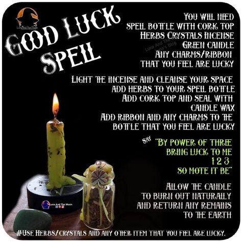 Money Oil Recipe, Good Luck Spell, Luck Spell, Wicca Recipes, Goddess Magick, Witchcraft Spells For Beginners, Hoodoo Spells, Money Spells That Work, Prosperity Spell