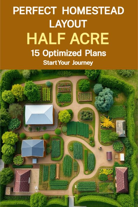 Half Acre Homestead Layout Plans Quarter Acre Backyard Ideas, Quarter Acre Homestead Layout, 2 Acre Homestead Layout, Luxury Homestead, Hawaii Farm, Acre Homestead Layout, Homestead Garden Layout, Homesteading Life, Homestead Layout