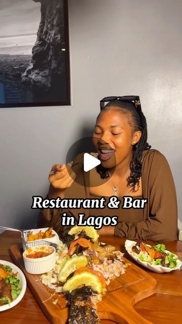 Peppered Gizzard, Fried Yam, Fish Platter, Goat Meat, Bar And Restaurant, Lagos Nigeria, Watch Live, The Fish, A Bar