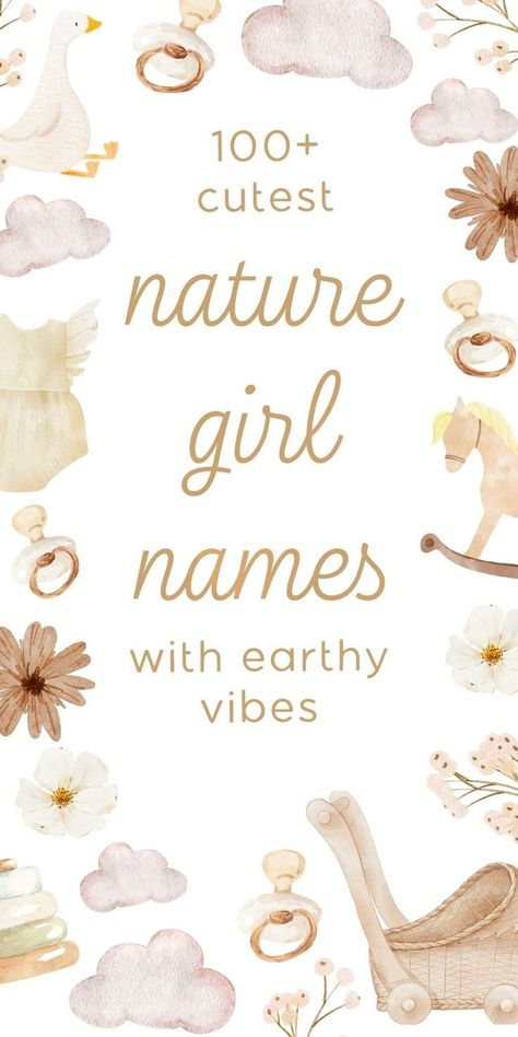 Wanna know the most gorgeous earthy girl names we are seriously crushing on for 2024? These totally nature inspired names are the nature names for girls that you don't hear every day - whether you love cute baby names, unique baby names, or majorly uncommon baby names, this full list of country baby names and meanings for girls will give you tons of name inspiration for that sweet little one of yours! Calla Name, Unique Girls Names List, E Names For A Girl, Cute Girl Names List, Nature Names Girl, G Baby Names, 2024 Baby Names, Girl Baby Names List, Girl Names Unique List