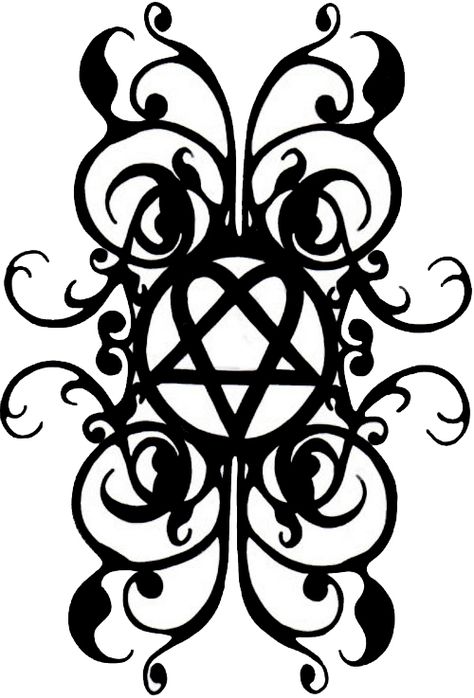 Heartagram Heartagram Tattoo, Half Sleeve Tattoo Template, Realistic Tattoo Sleeve, Tattoo Flash Sheet, Japanese Tattoos, Best Sleeve Tattoos, Best Friend Tattoos, Sister Tattoos, Friend Tattoos