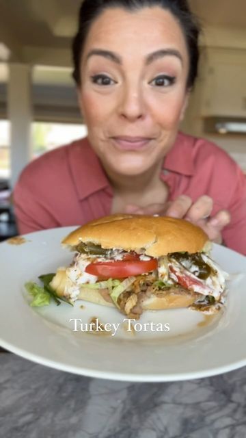 Growing Up Sarita | Easy Mexican Recipes on Instagram: "Turkey torta is the perfect Christmas Holiday crowd pleaser. It’s our Mexican-American part of the Thanksgiving Holiday. My mom and dad would always make turkey tortas the Friday after Thanksgiving. Even though times have changed, making turkey Tortas makes me think of all the memories with my dad and makes me happy I have my own little familia to continue his tradition. Turkey Tortas can be made with chicken, beef or pork. The secret is in the seasonings! Google Turkey Tortas growing up Sarita or head to the link in bio for full torta recipe! Will you try these tortas?! Grocery list for Mexican Tortas: Bolillo bread (we like to go to the bakery for same day bread) Refried beans (see my reels on how to make easy beans from scr Same Day Bread, Easy Beans, Mexican Tortas, Friday After Thanksgiving, Easy Mexican Recipes, Torta Recipe, Mexican Crema, Muenster Cheese, Spanish Recipes