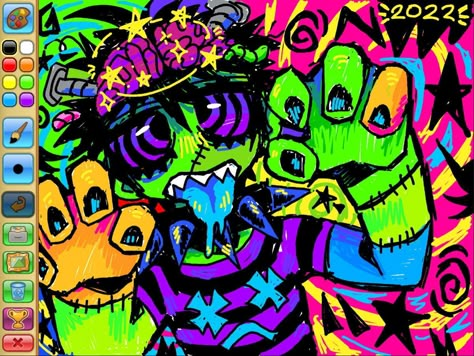 Animal Jam Art, Breaking My Silence, Scene Emo Art, Scene Kid Art, Scene 2000s, Scenecore Art, Eyestrain Art, My Silence, 2000s Scene