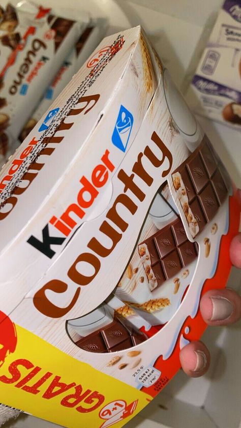 Kinder Chocolate Aesthetic, Tiktok Country, Chocolate Names, Uk Sweets, Food Tiktok, Love Pinterest, Foodie Instagram, Chocolate Food, Sleepover Food