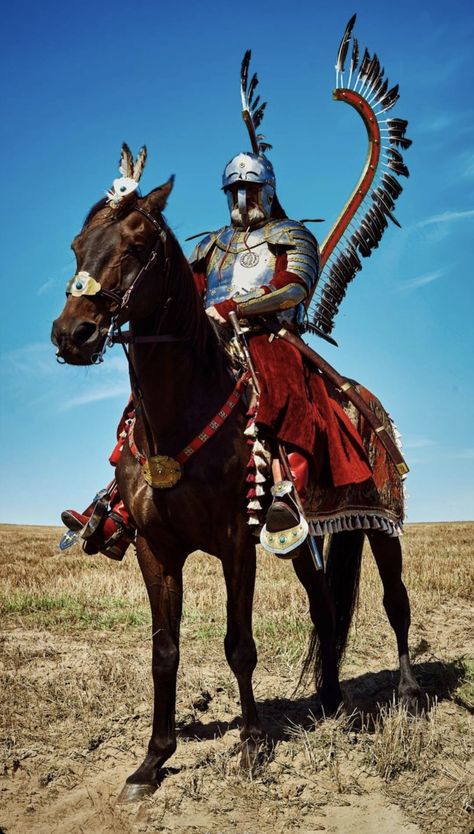 Historic Armor, Slav Epic, Winged Hussar, Medieval Warriors, Polish Hussars, Polish Winged Hussars, Historical Armor, Neo Victorian, History Art