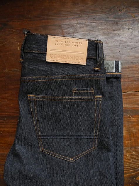 companion denim custom jeans 18 Denim Details Menswear, Denim Jeans Menswear, Denim Pocket Details, Jean Pocket Detail, Mens Jeans Fit, Jeans Details, Selvage Denim, Custom Jeans, Jean Pockets