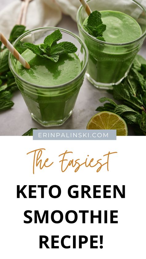 Green Smoothie Low Calorie, Keto Veggie Smoothie Recipes, Keto Kale Smoothie, Keto Green Juice Recipes, Green Keto Smoothie, Veggie Protein Smoothie, Keto Friendly Smoothies, Keto Juicing Recipes, Keto Green Juice