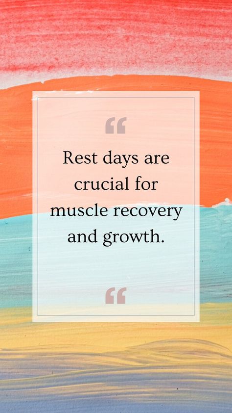 Rest days are essential for muscle recovery and growth. Gift your body the rejuvenation it craves! 🛌🌟 Rest Day Quotes, Green Goddess Smoothie, Rest Day, Recovery Quotes, Rest Days, Recovery Workout, Green Goddess, Day Quotes, Muscle Recovery