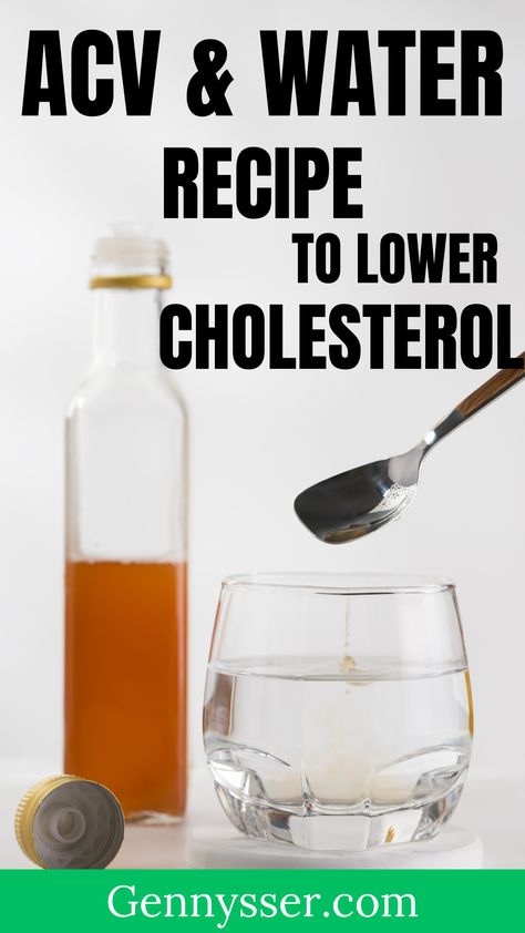 Apple Cider Vinegar Drink Recipe Lower Cholesterol Recipes, Apple Cider Vinegar Drink Recipes, Foods To Reduce Cholesterol, Vinegar Drinks, Apple Cider Vinegar Detox, Apple Vinegar, Apple Cider Benefits, Apple Cider Vinegar Drink, Canned Apples