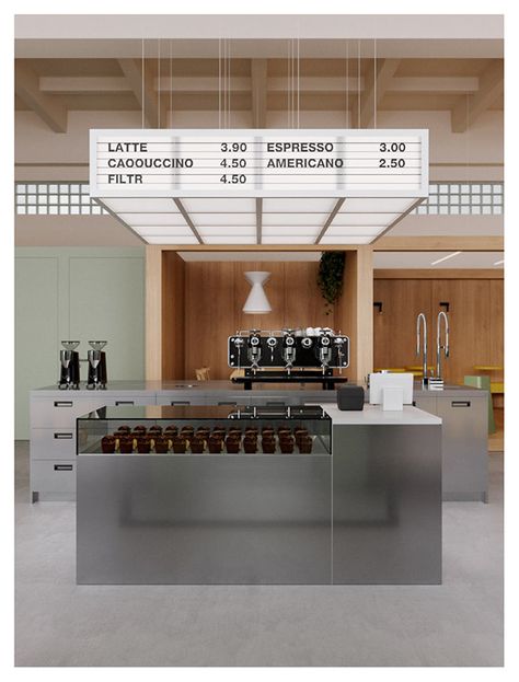 Espresso bar on Behance Bar Interior Design, Cafe Shop Design, Coffee Stands, Coffee Shops Interior, Kiosk Design, Espresso Bar, Counter Design, Coffee Shop Design, Bar Interior