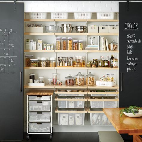 Healthy Pantry, Organized Pantry, Pantry Remodel, Pantry Shelving, Pantry Closet, Kitchen Pantry Design, Pantry Shelf, The Container Store, Pantry Design