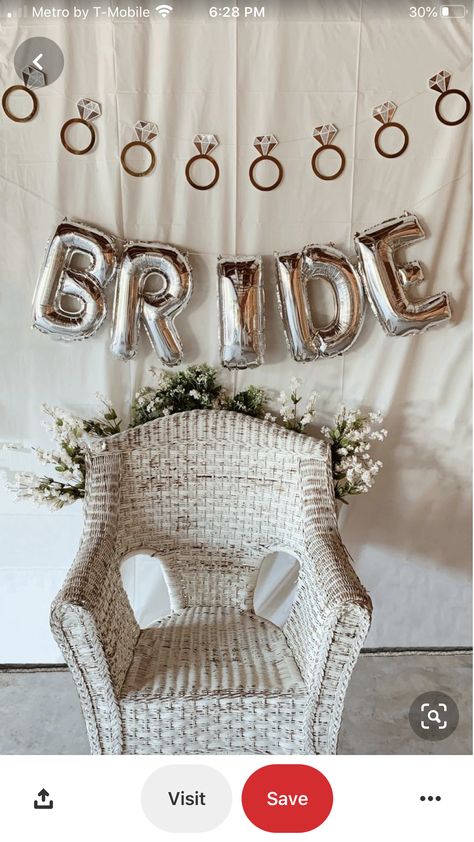 Bridal Chair, Bridal Shower Inspo, Bridal Shower Planning, Bride Shower, Bridal Shower Inspiration, Bridal Bachelorette Party, Bridal Shower Diy, Boho Bridal Shower, Bridal Tea